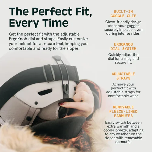 Miniatura 5 de Retrospec Zephyr - Casco de esquí – Casco de snowboard para adultos y jóvenes con ajuste ajustable, 9 rejillas de ventilación transpirables, Blanco