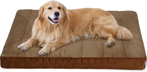 Miniatura 34 de Tapete para jaula para perros de tamaño XL, cama de espuma viscoelástica de 41 x 27 pulgadas, lavable y antideslizante, tapete ultrasuave para Oscuro