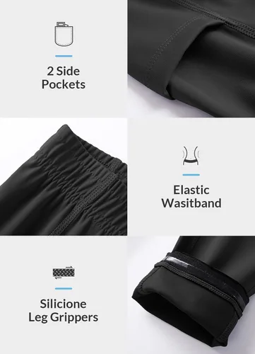 Miniatura 3 de baleaf Pantalones de equitación para niñas, pantalones ecuestres para niños, con parche en la rodilla, bolsillo con cremallera
