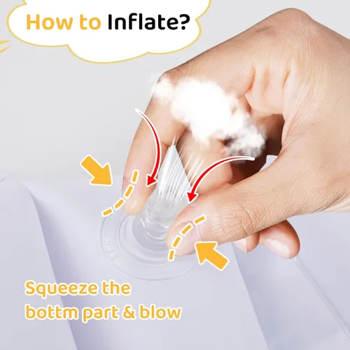 Miniatura 5 de Cojín para silla alta con funda para IKEA Antilop Bebés Niños Infantes Inflable y Reversible Cojín Inflable Integrado Arena