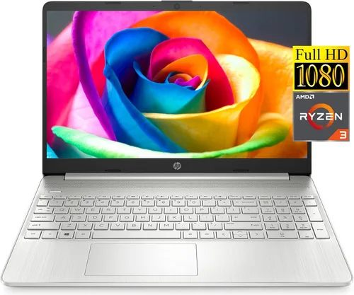 HP Laptop 2021, pantalla FHD de 15.6 pulgadas, procesador AMD Ryzen 3-3250 de 2 núcleos, memoria DDR4 de 16 GB, SSD PCIe NVMe M.2 de 1 TB, Wi-Fi,