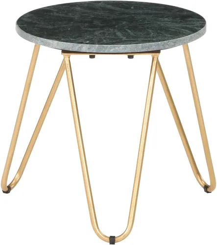 Miniatura 5 de mesas de Centro para sala Dining Table setCoffee Table Green 15.7"x15.7"x15.7" Real Stone with Marble TextureSuitable for bedrooms, Living Rooms