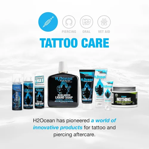 Miniatura 6 de Juego H2Ocean de cuidado de tatuajes, 6.2 onzas