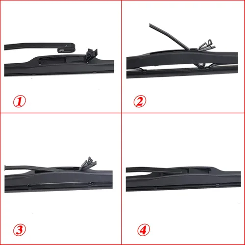 Miniatura 6 de Escobillas de limpiaparabrisas delantero para Nissan X-Trail T30 T31 2001-2013, 24 pulgadas/16 pulgadas, LHD