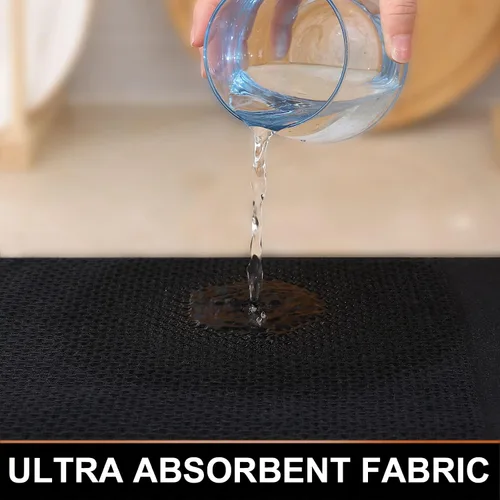 Miniatura 3 de Homaxy Paños de cocina 100% algodón, paquete de 12 12 x 12 pulgadas, tejido de gofre, paños de cocina súper suaves y absorbentes, de secado rápido