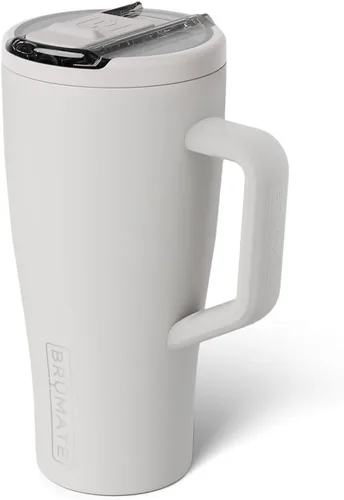 Miniatura 67 de BrüMate Era Flip - Vaso de 30 onzas con tapa con pajilla cubierta 100 % a prueba de fugas, popote higiénico cubierto, botella de agua de acero