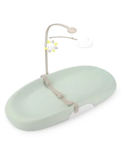 Miniatura 6 de Skip Hop Cambiador de bebé estilo cuarto de bebé, fácil de limpiar, contorneado con espuma acolchada, base antideslizante, cinturón de seguridad