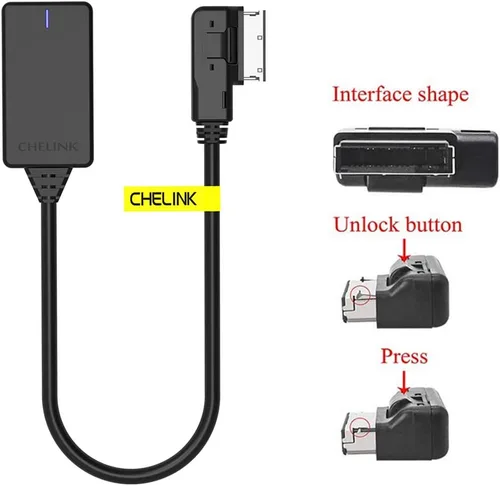 Miniatura 4 de Kit de adaptador Bluetooth para Mercedes Benz W212 S212 C207, inalámbrico Bluetooth 5.0 AMI interfaz de música multimedia, módulo de coche, receptor