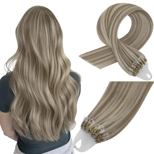 Miniatura 30 de Easyouth Extensión de cola de caballo de cabello humano marrón ombré, extensión de colas de caballo, extensiones de cola de caballo de color marrón
