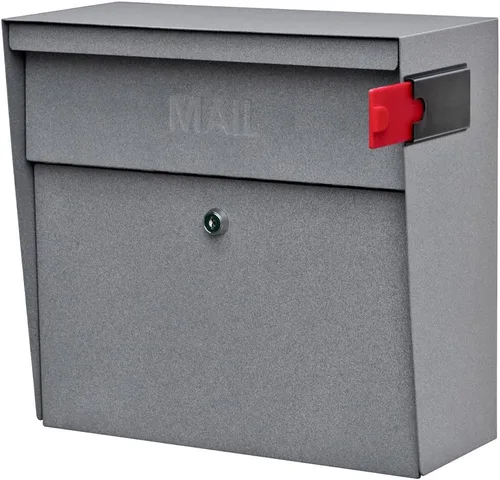 Miniatura 12 de Mail Boss 7169 Buzón de Seguridad Metro con Cerradura para Montaje en Pared, Blanco Alpino Blanco (Alpine White)