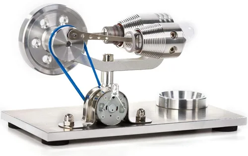 Miniatura 5 de Sunnytech Motor DWCL-SC010 del motor de Stirling del aire caliente de Stirling de la baja temperatura