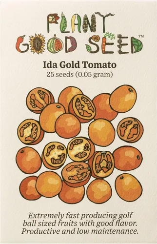 Miniatura 11 de Plant Good Seed Semillas de tomate orgánicas Sasha's Altai – Paquete de 50, semillas tradicionales para plantar verduras – Suministros