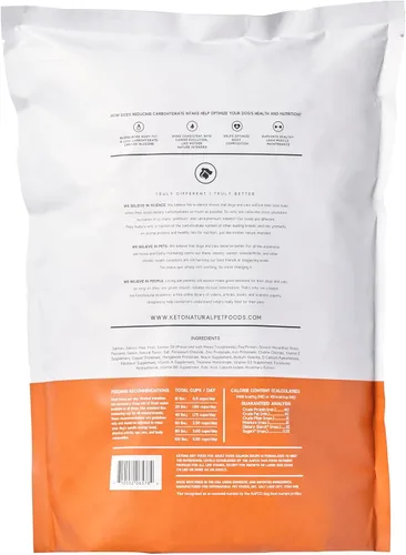 Miniatura 6 de Ketona Receta de salmón alimento seco para perros adultos, natural, bajo en carbohidratos (solo 5%), alto en proteínas (46%), sin granos