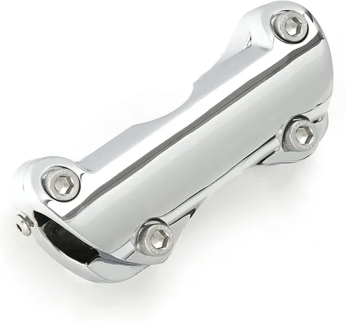 Miniatura 13 de TCT-MOTORPARTS - Manillar Ape personalizado de 1 1/4" con elevación de 14" para Harley Sportster Softail FLST FXST 1200 883 Custom Dyna Fatboy Cromo