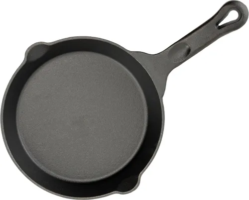 Miniatura 6 de Winco Sartén de hierro fundido de grado comercial con mango, 8