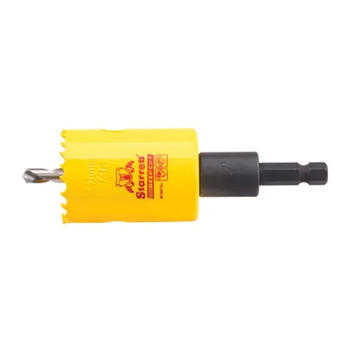 Miniatura 55 de Starrett DCH0136-G - Sierra perforadora bimetálica de corte profundo con dientes HSS resistentes a la abrasión - Ideal para cortar metal, acero