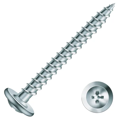 Miniatura 9 de #8 x 5/8 "Tornillo de madera 500 piezas de acero de aleación estándar hilo truss cabeza rápida autorroscante por SG TZH plata - aleación de acero