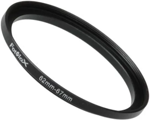 Miniatura 6 de Fotodiox arandela adaptadora de metal anodizado, negro (para filtros más grandes)
