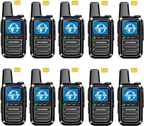 Miniatura 18 de Walkie Talkies gratuitos de por vida global Rango ilimitado 4G LTE PoC (Push-to-Talk Over Cellular) Radios nacionales PTT bidireccionales de larga