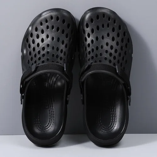 Miniatura 2 de Zuecos de verano antideslizantes para hombre, zapatos de jardín ligeros y suaves, zuecos para jardín, cocina, exteriores, playa, patio, piscina
