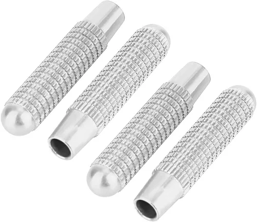 Miniatura 8 de Perillas de cerradura de puerta, 4 piezas de aleación de aluminio para cerradura de puerta de automóvil, cubierta de perilla A B E CLA GLA GLA GLC