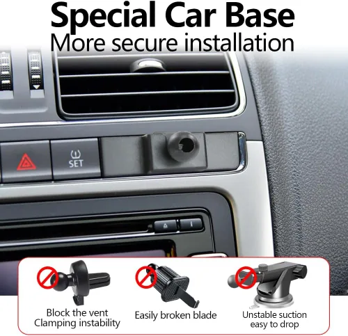 Miniatura 2 de Soporte para teléfono de coche para 2009 2010 2011 2012 2013 2014 2015 2016 2017 Tiguan Auto Accesorios Decoración Interior Teléfono Móvil Celular