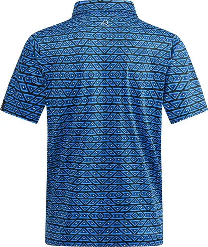 Miniatura 83 de DEOLAX Camisa de golf para hombre, con estampado de moda, atlética, de manga corta, clásica, casual, ajuste seco, suave, para hombres