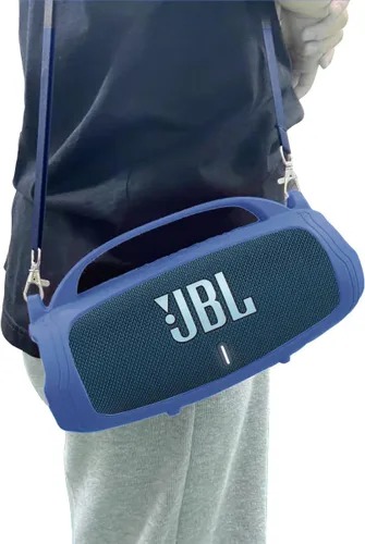 Miniatura 3 de JCHPINE Funda de Silicona para Altavoz Bluetooth Portátil JBL Charge 5, Soporte de Piel Protectora para Accesorios de Altavoz JBL Charge 5