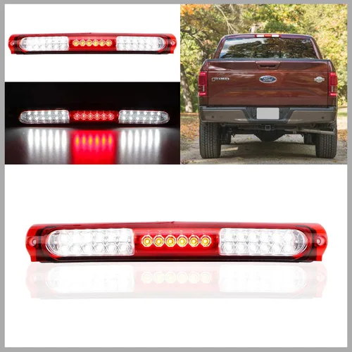 Miniatura 9 de Youxmoto Compatible con Ford F150 1997-2003, Compatible con Ford F150 2004 Heritage Luz LED de Tercer Freno Luz de Carga 3ra Luz de Freno Luz