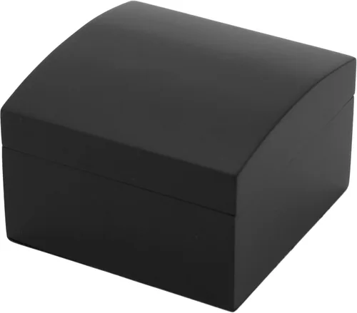 Miniatura 2 de Tech Swiss Caja de reloj individual 1 cojín extraíble de madera extragrande (acabado negro)