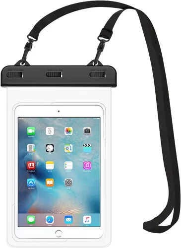 Miniatura 8 de MoKo Funda impermeable universal, bolsa seca para iPad mini 6/5/4/3/2, Samsung Tab 5/4/3, Galaxy Note 8, Tab S2/Tab E/Tab A 8.0, LG G Pad III 8.0