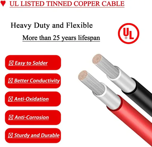 Miniatura 5 de Cable de extensión de carga solar a XT60, conector solar de 12 pies a XT60, cable adaptador para puerto de entrada XT60, estación de energía