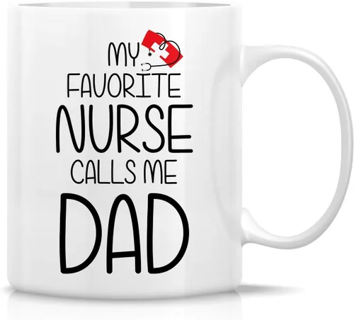 Miniatura 38 de Retreez - Taza divertida con texto en inglés "No. 1 Dad", 325 ml, tazas de cerámica, mensajes divertidos, sarcásticos, motivacionales, regalos