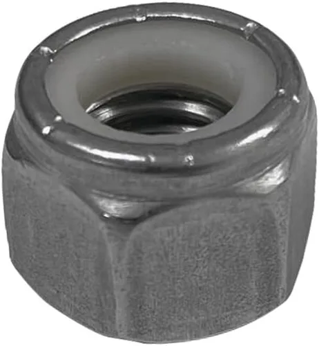 Miniatura 3 de 100 Pc Set 1/2"-13 Stainless Steel Nylon Insert Lock Nut Right Hand Hex Nut