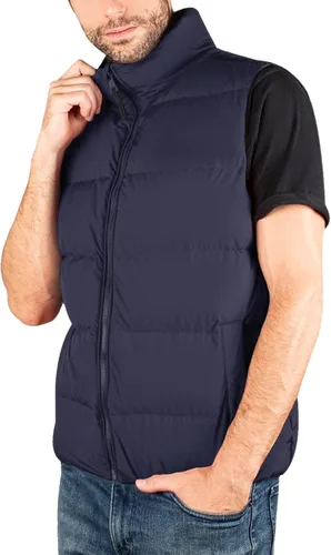 Miniatura 2 de Chaleco acolchado para hombre, chaqueta de invierno cálida, sin mangas, ligera, resistente al agua, talla M a 3XL