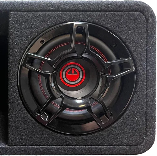 Miniatura 4 de Gravity G8BD2 Dual 8" 1200W Sub Recinto Activo de Coche Subwoofer Compacto Ported