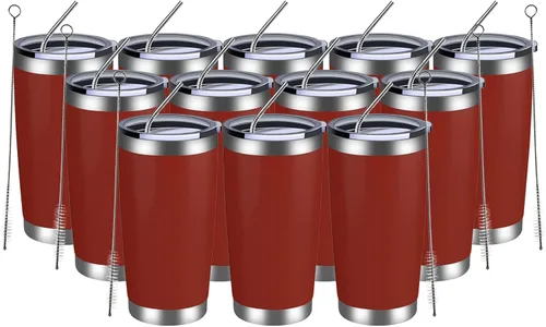 MEWAY - Vaso de 20 onzas para café Rojo