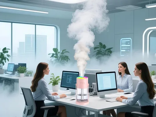 Miniatura 10 de UEISODC humidificador de dormitorio, humidificador USB de escritorio, ambientador de coche, alivia la piel apretada, tos, congestión nasal, alergias
