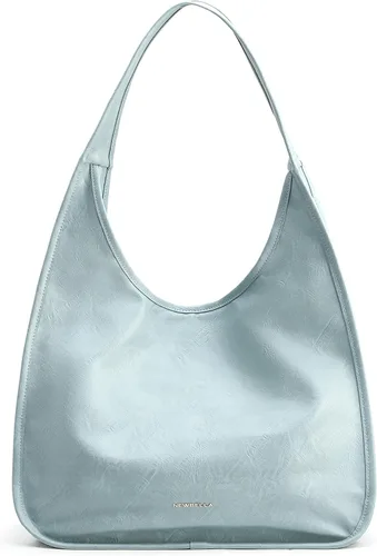 Miniatura 37 de NEWBELLA Bolso Hobo para mujer - Bolso de hombro y bandolera de cuero sintético, bolso de mano espacioso para el trabajo y uso diario