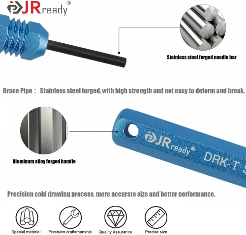 Miniatura 6 de JRready ST5228 Herramientas extractoras, kit de herramientas de extracción para JST/AMP .062 pulgadas/Molex .062 pulgadas y .093 pulgadas