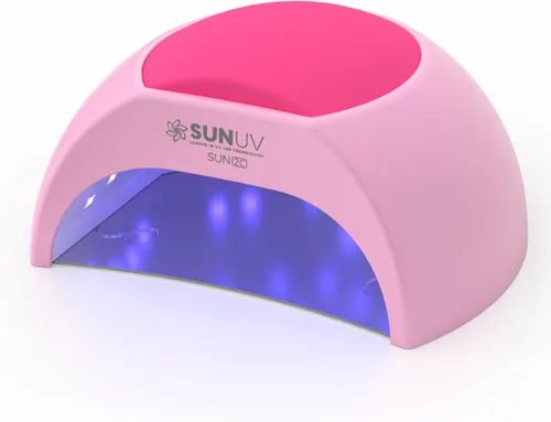 Miniatura 11 de Lámpara para las uñas con 4 ajustes de temporizador SUN2C 48 W LED UV de SUNUV, sensor para uñas de gel y el curado de las uñas del pie rosa (A-Rose)