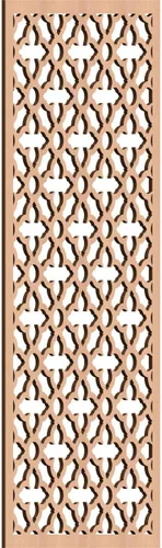 Miniatura 115 de Madison Paneles de pared decorativos de madera con calado, 9 3/8 pulgadas de ancho x 24 3/8 pulgadas de alto x 3/8 de alto, roble rojo rojo (Red Oak)