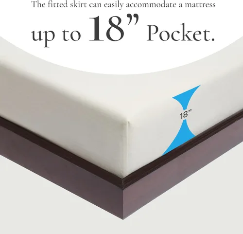 Miniatura 5 de Sleep & Beyond Protector de colchón impermeable 100% algodón orgánico, sueño saludable, protección contra ácaros, transpirable y flexible