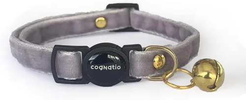 Miniatura 17 de Collares de gato Cognatio de liberación rápida con seguridad, doble terciopelo con campana, disponibles en varios colores, perfectos para tu gatito