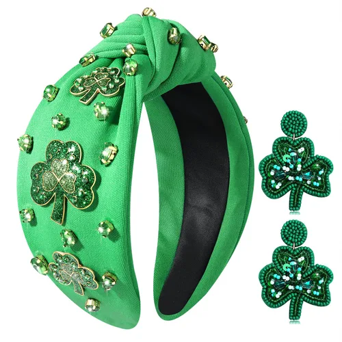 Miniatura 6 de Diadema anudada con joyas con estampados de conejito de Pascua, huevo y zanahoria, accesorio para el cabello de primavera para fiestas y recuerdos