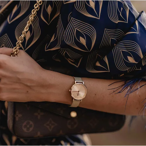Miniatura 2 de Daniel Wellington Reloj Petite 1.260 in Acero Inoxidable Doble Chapado (316L) Oro Rosa, Oro