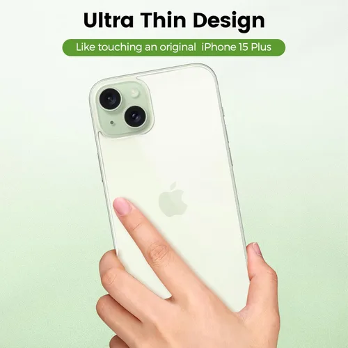 Miniatura 5 de [Paquete de 2] Protector de pantalla trasera para iPhone 15 Plus, protector de pantalla de vidrio templado antiarañazos y burbujas, película trasera