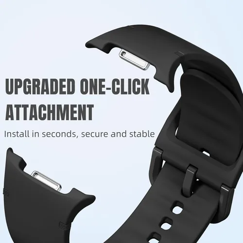 Miniatura 4 de DaQin - Paquete de 8 correas deportivas compatibles para Samsung Galaxy Watch 8 de 40 mm y 44 mm/Galaxy Watch 8 Classic de 46 mm, correa impermeable