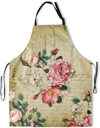 Miniatura 17 de Giwawa Delantal unisex para adultos, impermeable, resistente a las manchas, delantal de cocina con 2 bolsillos para BBQ, parrilla y pintura