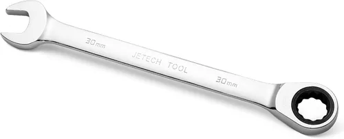 Miniatura 19 de Jetech - Llave combinada de trinquete de 16 mm, llave de carraca de grado industrial con trinquete de 12 puntas y 72 dientes, acero Cr-V forjado
